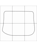 AUDI 80 B4 1991-1995 Лекала автоковриков, векторные