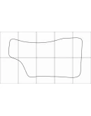 AUDI 80 B4 1991-1995 Лекала автоковриков, векторные