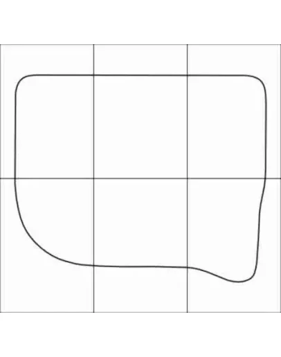 AUDI 100-A6 1994-1997 Лекала автоковриков, векторные