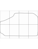 AUDI 100-A6 1994-1997 Лекала автоковриков, векторные