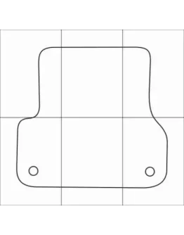 AUDI A7 Sportbaсk 2010-18 Лекала автоковриков, вектор