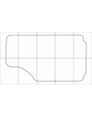 AUDI A2 1999-2005 Лекала автоковриков вектор