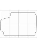 AUDI A2 1999-2005 Лекала автоковриков вектор