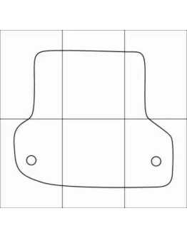 AUDI A3 Sportback 2004-- Лекала автоковриков, вектор