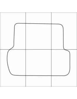 AUDI A4 2000-2008 Лекала автоковриков, векторные