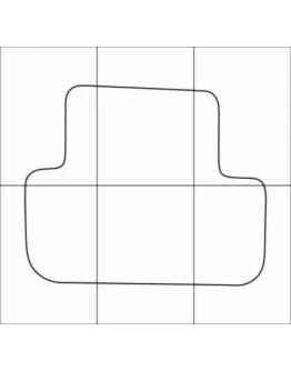 AUDI A4 2008-- Лекала автоковриков, векторные