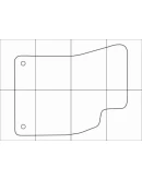 AUDI A4 2008-- Лекала автоковриков, векторные