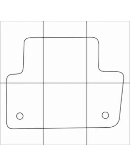 AUDI A4 2015 Лекала автоковриков, векторные