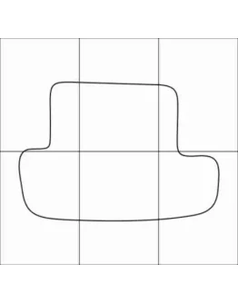 AUDI A5-S5 Coupe 2007-- Лекала автоковриков, вектор