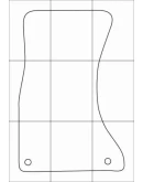 AUDI A5-S5 Coupe 2007-- Лекала автоковриков, вектор