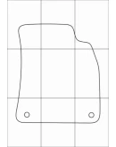 AUDI A5-S5 Coupe 2007-- Лекала автоковриков, вектор