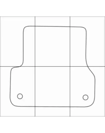 AUDI A6 2011-- Лекала автоковриков, векторные