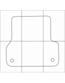AUDI A6 2011-- Лекала автоковриков, векторные