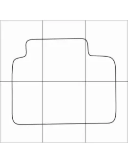 AUDI A8 1994-2002 Лекала автоковриков, вектор