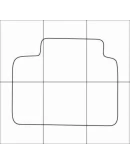 AUDI A8 1994-2002 Лекала автоковриков, вектор