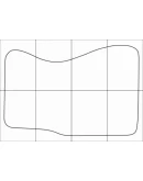 AUDI A8 1994-2002 Лекала автоковриков, вектор