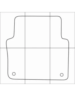 AUDI A8 2002-2010 Лекала автоковриков, вектор
