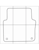 AUDI A8 2002-2010 Лекала автоковриков, вектор