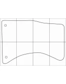 AUDI A8 2002-2010 Лекала автоковриков, вектор