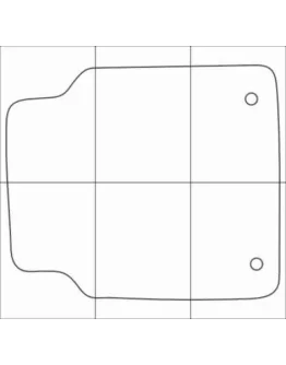 AUDI A8 2010-- Лекала автоковриков, вектор