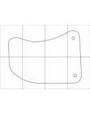 AUDI A8 2010-- Лекала автоковриков, вектор