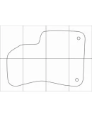 AUDI A8 2010-- Лекала автоковриков, вектор