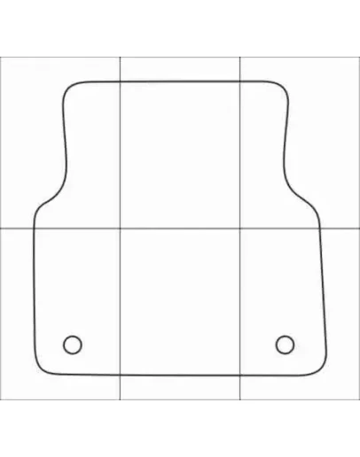 AUDI A8 2013-- Лекала автоковриков, вектор