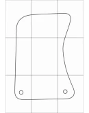 AUDI A8 2013-- Лекала автоковриков, вектор