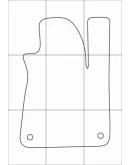 AUDI A8 2013-- Лекала автоковриков, вектор