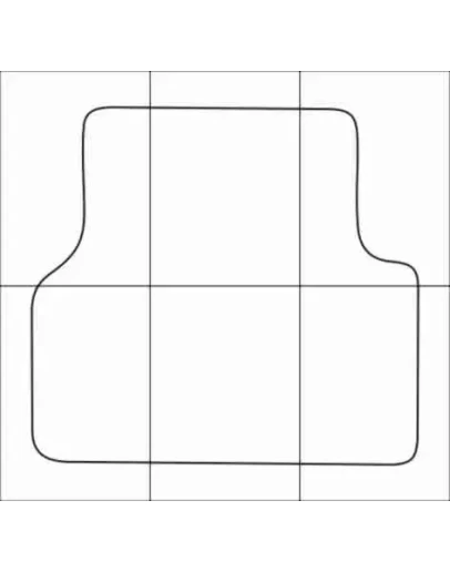 AUDI Q3 2011-- Лекала автоковриков, вектор