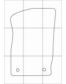 AUDI Q3 2011-- Лекала автоковриков, вектор