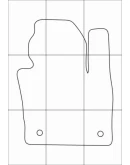 AUDI Q3 2011-- Лекала автоковриков, вектор