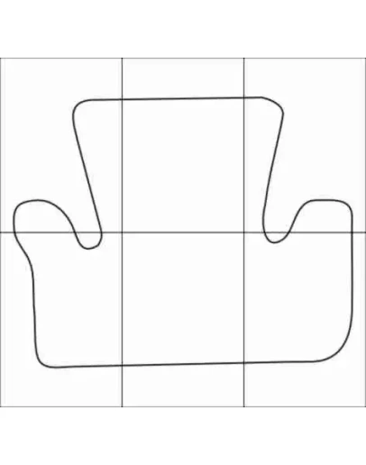 AUDI Q5 2009-- Лекала автоковриков, вектор