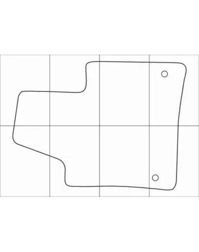 AUDI Q7 2006-2015 Лекала автоковриков, вектор