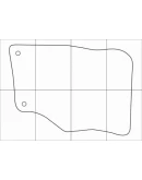 AUDI Q7 2006-2015 Лекала автоковриков, вектор