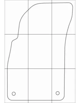 AUDI Q7 2015-- Лекала автоковриков, вектор