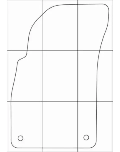 AUDI Q7 2015-- Лекала автоковриков, вектор