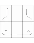 AUDI Q7 2015-- Лекала автоковриков, вектор