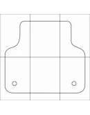 AUDI Q7 2015-- Лекала автоковриков, вектор