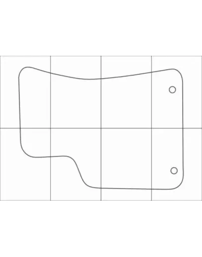 AUDI TT 2006-- Лекала автоковриков, векторные