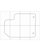 AUDI TT 2006-- Лекала автоковриков, векторные