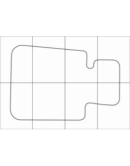 BMW 1 Е-87 2004-2012 Лекала автоковриков, векторные