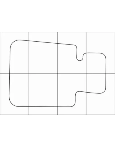 BMW 1 Е-87 2004-2012 Лекала автоковриков, векторные