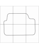 BMW 1 Е-87 2004-2012 Лекала автоковриков, векторные