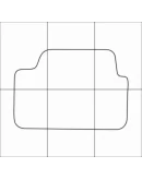BMW 1 Е-87 2004-2012 Лекала автоковриков, векторные
