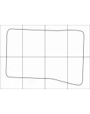 BMW Х3 Е-83, 84 2003-2010 Лекала автоковриков векторные