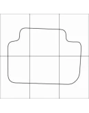 BMW Х3 Е-83, 84 2003-2010 Лекала автоковриков векторные