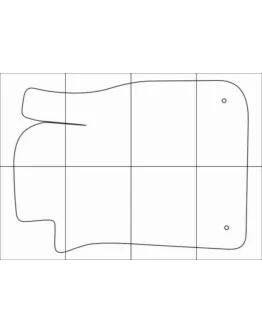 CADILLAC BLS 2006-- Электронные лекала автоковриков