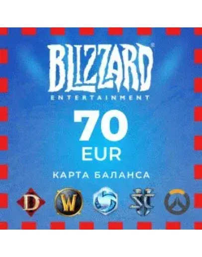 Blizzard Gift Card 70 EUR Battle.net EU-region