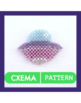 Схема для бисера: НЛО RUEN